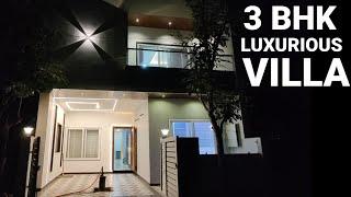 V113  modern luxurious 3 bhk fully furnished house  3 bhk premium villa tour