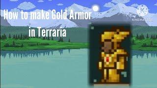 How to craft Gold Armor in Terraria