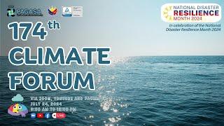 174th Climate Forum via Zoom 900 AM to 1200 PM  July 24 2024