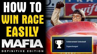 HOW TO WIN RACE EASILY in Mafia Definitive Edition TUTORIAL Classic Difficulty Tips Guide