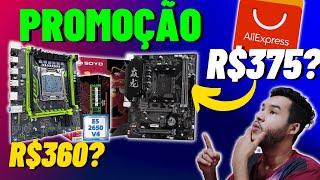 DESABOU NO ALIEXPRESS? B550M POR R$375 E KIT X99 COMPLETO POR R$360