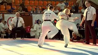European Championship in Armenia Hayley Rowlands GBR vs Ekaterina Shemina RUS