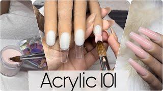 Beginner Acrylic Application  How I Apply Acrylic