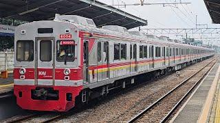 4K Stasiun Pasar Minggu Kompilasi KRL JR 205 TM 6000 Tokyu 8000  Commuter Line Lin Bogor