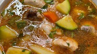 Caldo De Pollo Con Arroz y Verduras - Cómo Hacer Caldo De Pollo Con Arroz Tradicional