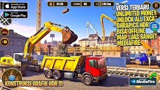  GAMEMOD  Heavy Machines & Construction Apk v1.10.4 - 2023 Game Kontruksi Terbaik Grafik HD