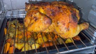 طرز تهیه مرغ داشی  oven roasted chicken #آشپزی_افغانی #afghan_food #cooking #آشپزی #food