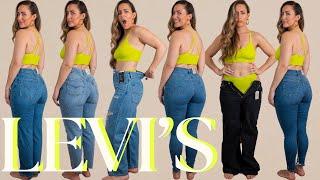 Is Levis DENIM Curvy Girl Approved?  Finding Jeans for a Small Waist and Big   Midsize 8-10