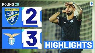 FROSINONE-LAZIO 2-3  HIGHLIGHTS  Castellanos shines in 5-goal thriller  Serie A 202324