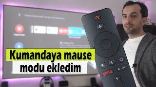 KUMANDAYA  AİR MAUSE MODU EKLEDİM  Mİ BOX S 4K