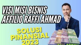 WAJIB CEK  VISI MISI APLIKASI AFFILIO RAFFI AHMAD