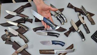 Самые популярные ножи от Мастерской Семина  М390  d2  дамаск