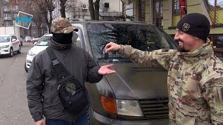 Бійці Всеукраїнської організації «Тризуб» імені Степана Бандери передали автомобіль для побратимів