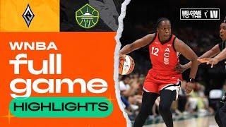 Las Vegas Aces vs. Seattle Storm  FULL GAME HIGHLIGHTS  July 10 2024