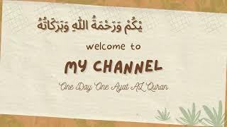 AL Ikhlas ayat 1 One Day One Ayat Al Quran