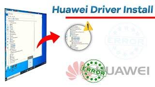 How to Install Huawei Modem Driver Easily In 3264-Bit