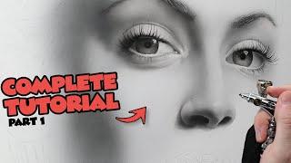 Painting Black & White Portraits  An AIRBRUSH Tutorial