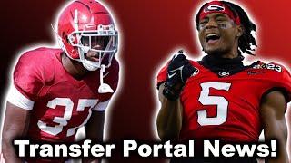 Transfer Portal news Alabama LB Demouy Kennedy in the Portal  Georgia WR AD Mitchell to Transfer