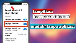 cara menampilkan kecepatan internet hp