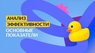 Основные показатели  Анализ эффективности