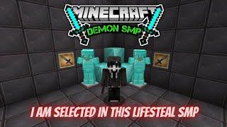 I am Selected as a Member of Demon Smp in Minecraft