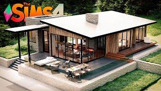 СТРОИМ НЕБОЛЬШОЙ СОВРЕМЕННЫЙ ДОМ В СИМС 4 - The Sims 4 House Build No CC