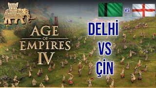 Delhi vs Çin - Age of Empires IV Delhi - 1v1 #24  AoE4