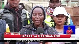 Wafanyibiashara katika eneo la Githurai Nairobi wamekashifu maandamano