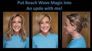 STYLE A WIG WITH ME  Beach Wave Magic In a Ponytail and Updo  TIP TUESDAY