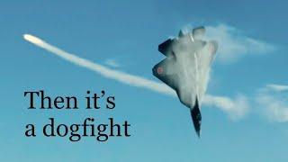 F-14 Vs SU-57 Dogfight Top Gun Maverick