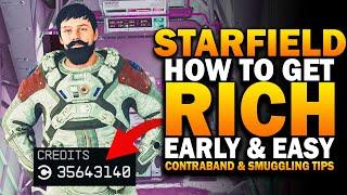 Get RICH Early In Starfield Secret Contraband & Smuggling Tips To Get Rich Easy