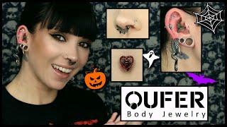 Oufer HALLOWEEN Body Jewelry Haul & Try on 