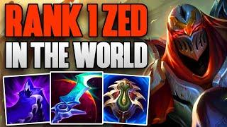 BEST ZED IN THE WORLD FULL MID GAMEPLAY  CHALLENGER ZED MID  Patch 14.11 S14