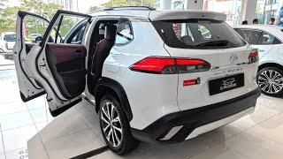 2023 Toyota Corolla cross 1.8L Full SUV - White Color  Famous Crossover - Exterior and Interior