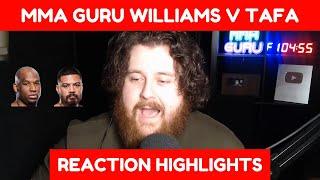 THE MMA GURU UFC Vegas 89 Karl Williams v Justin Tafa Fight Reaction Highlights