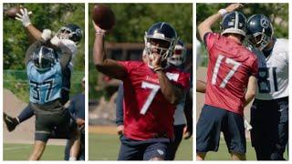 Malik Willis & Ryan Tannehill COMPETING GOING HARD At OTAs  