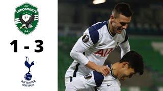 ludogorets vs tottenham vs 1-3 highlights  first half