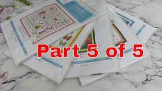 Fansells Cross Stitch Review Part 5 #fansells #crossstitch