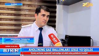 Aholining gaz ballonlari izsiz yoʻqoldi Andijon