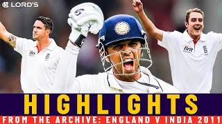 Pietersen 202* and Majestic Dravid Ton  Classic Match  England v India 2011 First Test  Lords