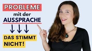 Probleme mit der DEUTSCHEN AUSSPRACHE? Das stimmt NICHT Deutsch lernen  Akzentfrei & gut sprechen