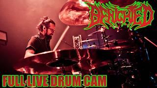 Full Live Drum Cam - Benighted - Live Hellfest Warm Up Tour Kevin Paradis