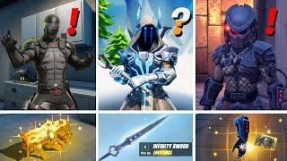 ALL NEW Bosses Mythic Weapons & Keycard Vault Locations Snake Eyes Ice King Predator