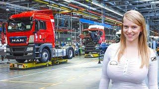 MAN TRUCK FACTORY2024 Production ManufacturingStep by step assembly process& USA MACK