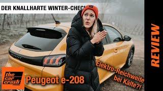 Peugeot e-208 im Winter Test 2022 Geht so bezahlbare E-Mobilität? Fahrbericht  Review  GT Pack