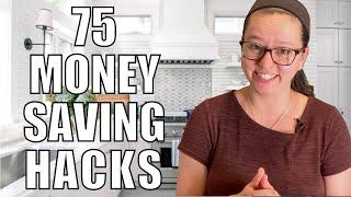 75 *NEW* Hacks to Save Money  Frugal Living Tips