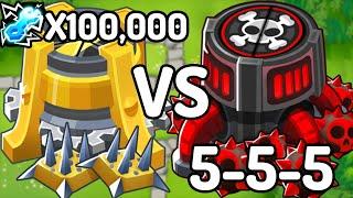 X100000 Ultraboosted Permaspike VS. 5-5-5 Spike Factory