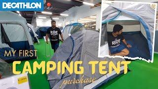 My First CAMPING TENT purchase  ನನ್ನ ಮೊದಲ ಕ್ಯಾಂಪಿಂಗ್ ಟೆಂಟ್  #tentcamping  #solocamping #decathlon