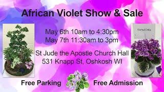 Oshkosh African Violet Society Show and Sale
