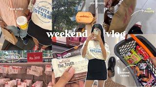 Cutest weekend vlog  Grocery shopping + celebrating friends birthday  Zara h&m sale collection